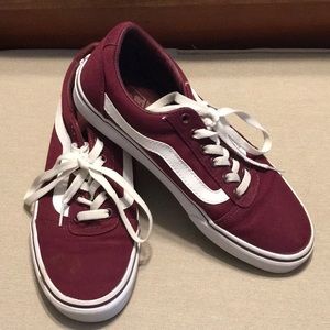 Vans - Maroon - Size 8.5 - gently used